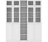 Книжный шкаф ADETA IKEA Билли 348 white 5125273 2