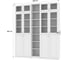 Книжный шкаф ADETA IKEA Билли 348 white 5125273 8