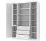 Книжный шкаф ADETA IKEA Билли 361 white 3113782 3