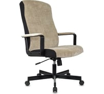 Кресло руководителя Бюрократ TopChairs ST-DOMINGO спинка и сиденье песочная ткань Light-21 крестовина металлическая разборная ST-DOMINGO/LT21