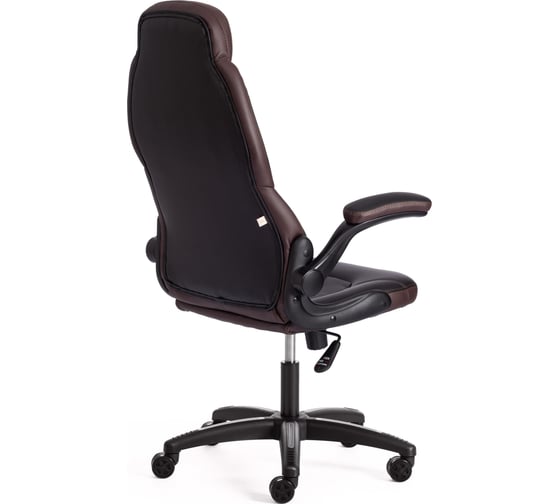 Кресло Tetchair bazuka 36-6/36-6/06/36-36 кожзам, черный/черный, перфорированный/коричневый 19535