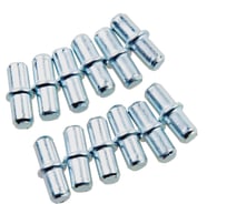 Мебельный полкодержатель с бортиком ЭЛИМЕТ 5x16 мм, 12 шт. БП-00002560