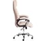 Кресло Tetchair boss 7/7/06 хром, флок, бежевый/бежевый перфорированный 19390 2