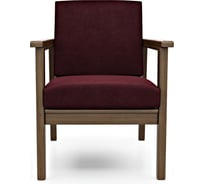 Кресло Arsko Лориан орех/Ultra Berry 80540743