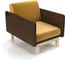 Кресло Arsko Двалин орех/Ultra Mustard 80540718 2