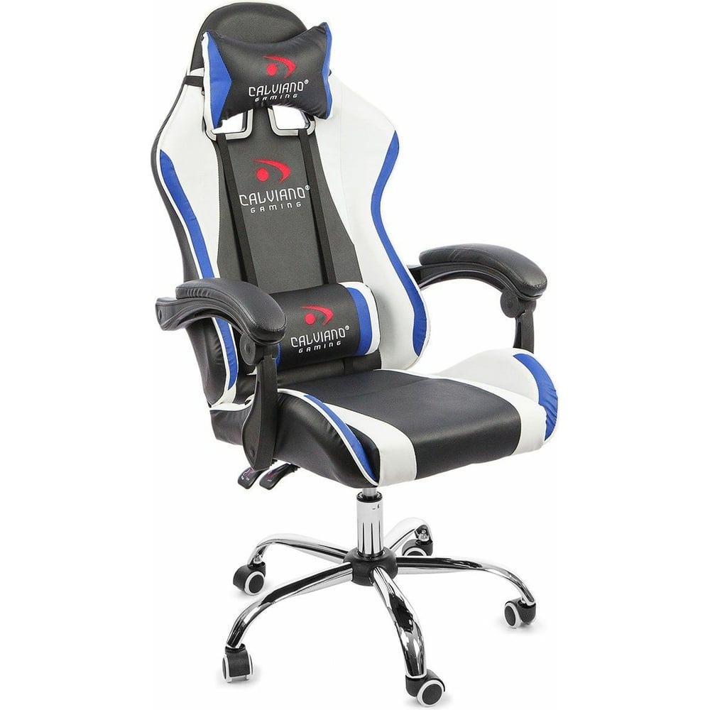 Офисное кресло Calviano ultimato black/white/blue 2073005000021 ...