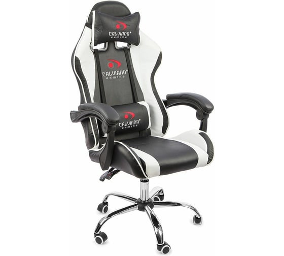 Офисное кресло Calviano ultimato black/white/black 2073005000038