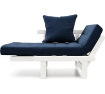 Кресло Arsko Сламбер белая эмаль/Atlanta Denim 80540701