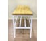 Обувница Pletenev LOFT дуб, каркас белый муар KPS-101-38 2