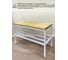 Обувница Pletenev LOFT дуб, каркас белый муар KPS-101-38 6