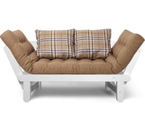 Кушетка Arsko Сламбер белая эмаль/Madagaskar04/Rio01 80543079