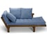 Кушетка Arsko Свен орех/Velvet Lux57 80425711 5