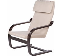 Кресло Мебелик Малави ткань твист 02, каркас орех 8388