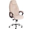 Кресло Tetchair boss lux 7/7/06 флок, бежевый/бежевый перфорированный 19392 1