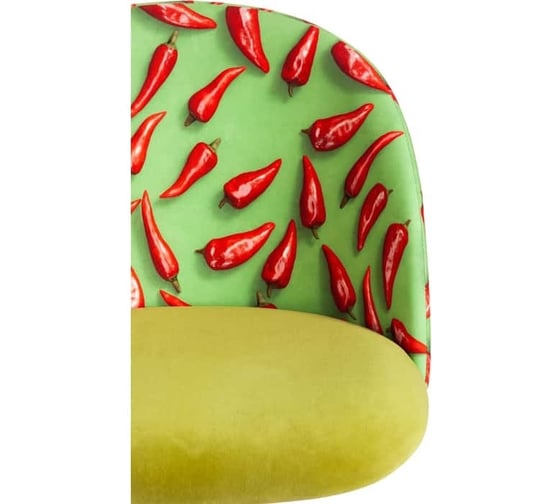 Кресло Tetchair melody botanica 03 pepper/23 ткань/флок, олива 19027