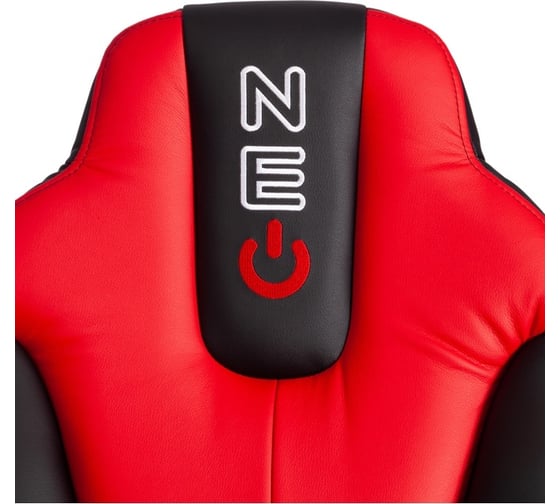 Кресло Tetchair neo 2 (22) 36-6/36-161 кожзам, черный/красный 19572