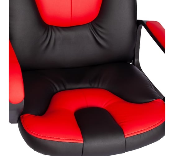 Кресло Tetchair neo 2 (22) 36-6/36-161 кожзам, черный/красный 19572