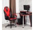 Кресло Tetchair neo 2 (22) 36-6/36-161 кожзам, черный/красный 19572 12