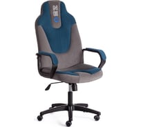 Кресло Tetchair neo 2 (22) 29/32 флок, серый/синий 19479
