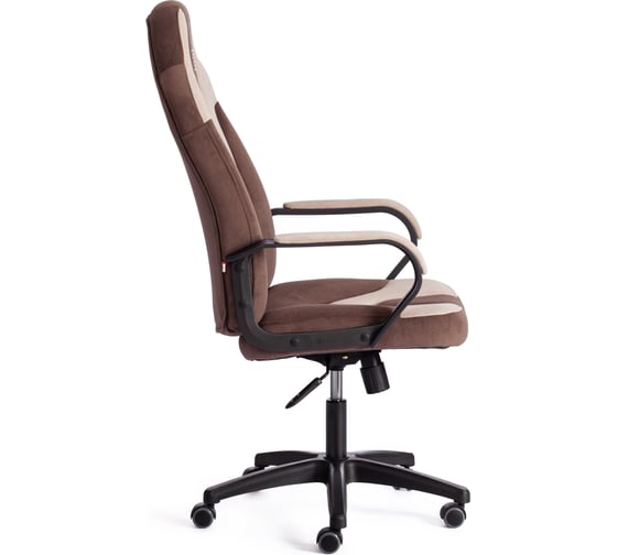 Кресло Tetchair neo 2 (22) 6/7 флок, коричневый/бежевый 19576