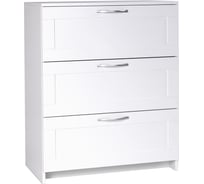 Комод Гуд ЛАКК СИРИУС 3 ящика, 78x41x94 см, белый 2.02.02.050.1