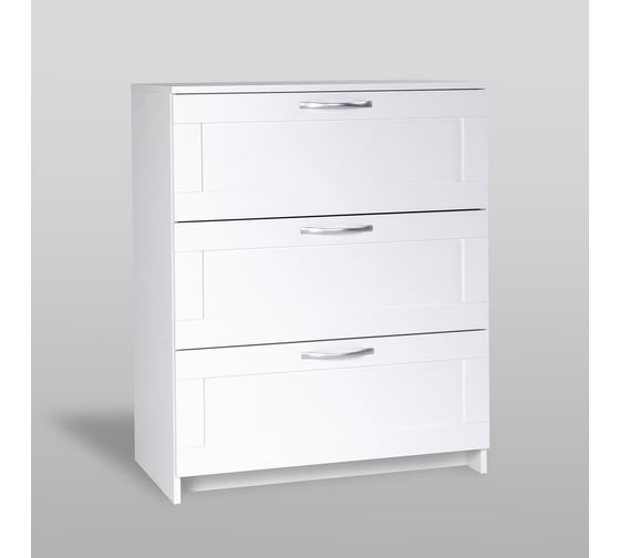 Комод Гуд ЛАКК СИРИУС 3 ящика, 78x41x94 см, белый 2.02.02.050.1 1