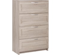 Комод Шведский Стандарт СИРИУС 4 ящика, 78x41x123 см, бежевый, дуб сонома 2.02.02.060.3