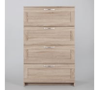Комод Гуд ЛАКК СИРИУС 4 ящика, 78x41x123 см, бежевый, дуб сонома 2.02.02.060.3