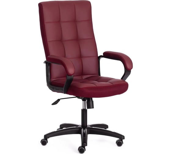 Кресло Tetchair trendy (22) 36-7/13 кожзам/ткань, бордо/бордо 19518