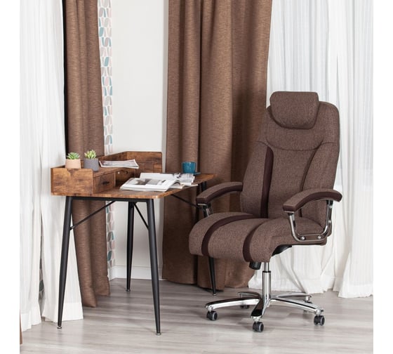 Кресло Tetchair trust (max) mj190-7/tw-24 ткань, коричневый/коричневый 19892