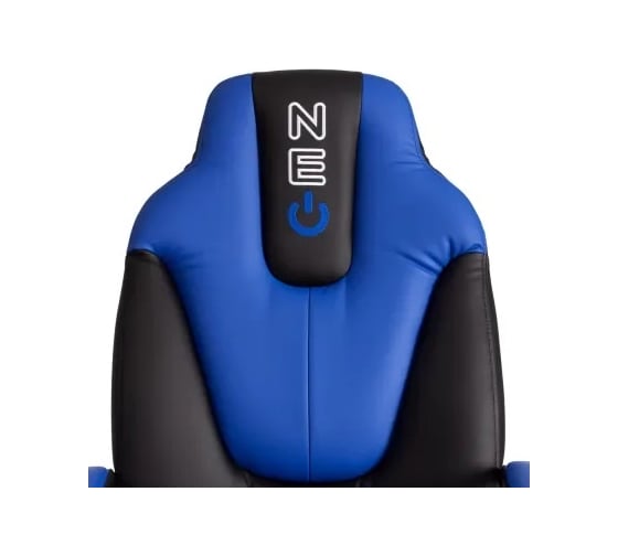 Кресло Tetchair neo 2 (22) 36-6/36-39 кожзам, черный/синий 19573