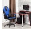 Кресло Tetchair neo 2 (22) 36-6/36-39 кожзам, черный/синий 19573 1