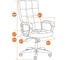 Кресло Tetchair trendy (22) 36-34/21 кожзам/ткань, бежевый/бронзовый 19517 16