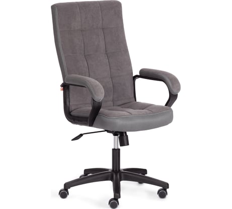 Кресло Tetchair trendy (22) 29/tw-12 флок/ткань, серый 19520