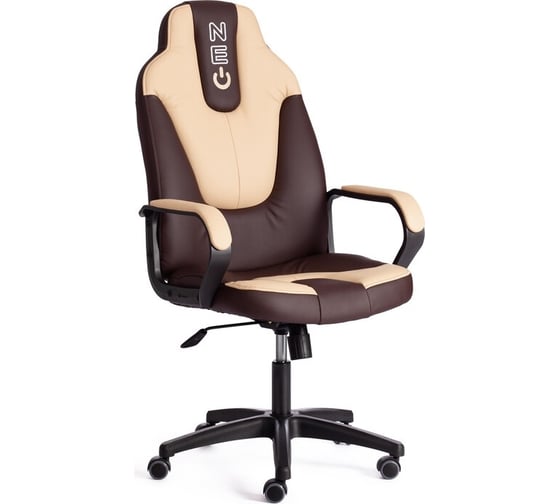 Кресло Tetchair neo 2 (22) 36-36/36-34 кожзам, коричневый/бежевый 19568