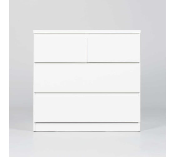 Комод Шведский Стандарт МАЛЬТА 4 ящика, 80x48x76 см, белый 2.05.02.050.1