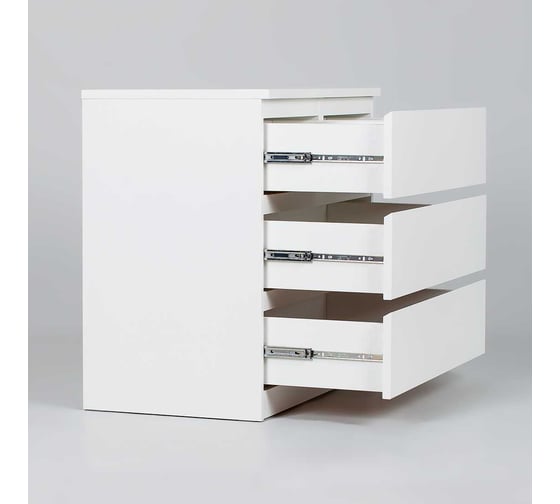 Комод Шведский Стандарт МАЛЬТА 4 ящика, 80x48x76 см, белый 2.05.02.050.1