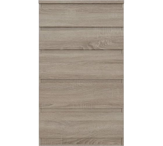 Комод Шведский Стандарт КАСТОР 5 ящиков, 65x39x111 см, бежевый, дуб сонома 2.03.02.070.3