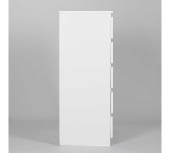 Комод Гуд ЛАКК МАЛЬТА 5 ящиков, 80x48x121 см, белый 2.05.02.090.1