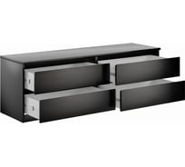 Комод Гуд ЛАКК МАЛЬТА 4 ящика, 160x48x54 см, венге 2.05.02.030.5