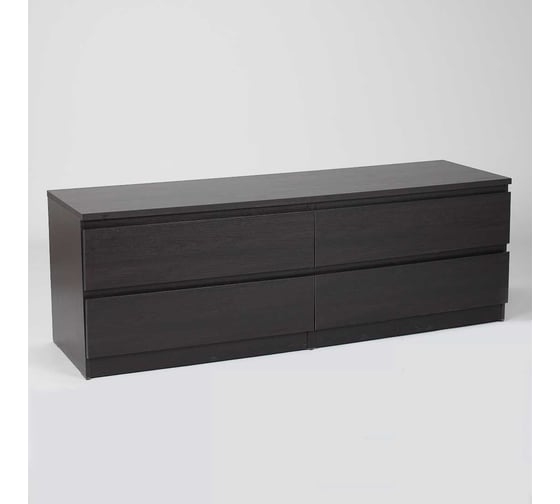 Комод Шведский Стандарт МАЛЬТА 4 ящика, 160x48x54 см, венге 2.05.02.030.5