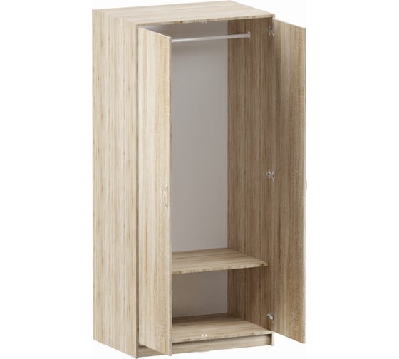 Шкаф Шведский Стандарт ОРИОН 2 двери, 79x55x175 см, бежевый, дуб сонома 2.01.01.020.3