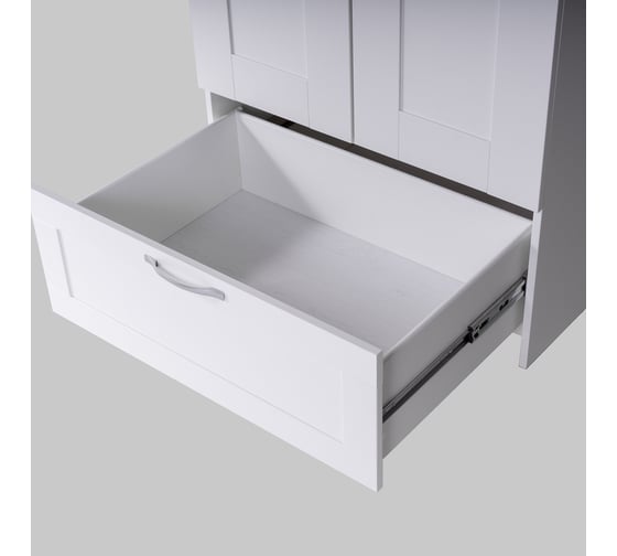 Шкаф Шведский Стандарт СИРИУС 2 двери и 1 ящик, 78x41x190 см, белый 2.02.01.240.1