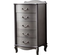 Комод Мебелик Джульетта узкий, 5 ящиков, серый ясень 5919