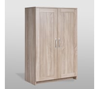 Тумба Гуд ЛАКК СИРИУС 2 двери, 78x41x123 см, бежевая, дуб сонома 2.02.03.310.3