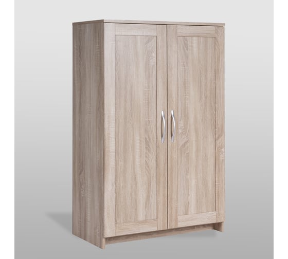 Тумба Шведский Стандарт СИРИУС 2 двери, 78x41x123 см, бежевая, дуб сонома 2.02.03.310.3 1