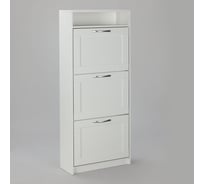 Тумба для обуви Гуд ЛАКК СИРИУС 60x25x142 см, белая 2.02.10.440.1