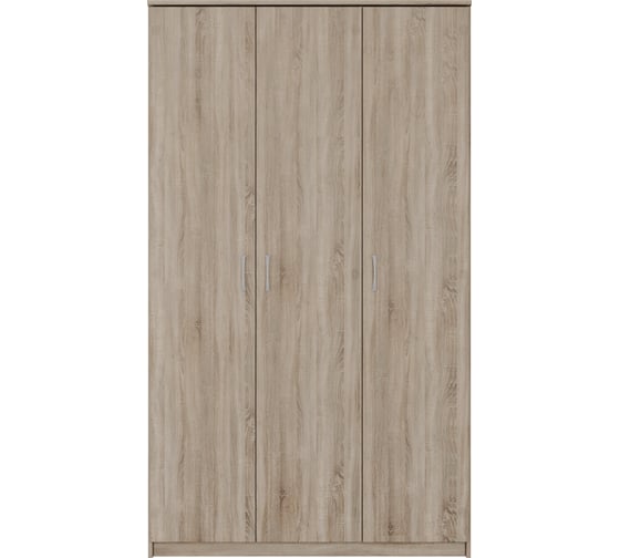 Шкаф Гуд ЛАКК ПЕГАС 3 двери, 116x58x202 см, бежевый, дуб сонома 2.04.01.030.3