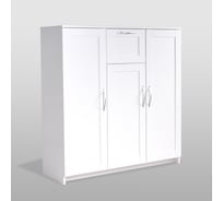 Тумба Гуд ЛАКК СИРИУС 3 двери, 1 ящик, 117x41x123 см, белая 2.02.03.320.1