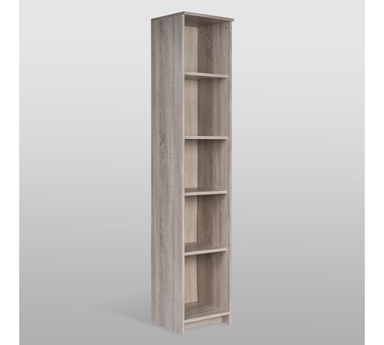 Стеллаж Шведский Стандарт СИРИУС 5 полок, 39x34x190 см, бежевый, дуб сонома 2.02.07.150.3